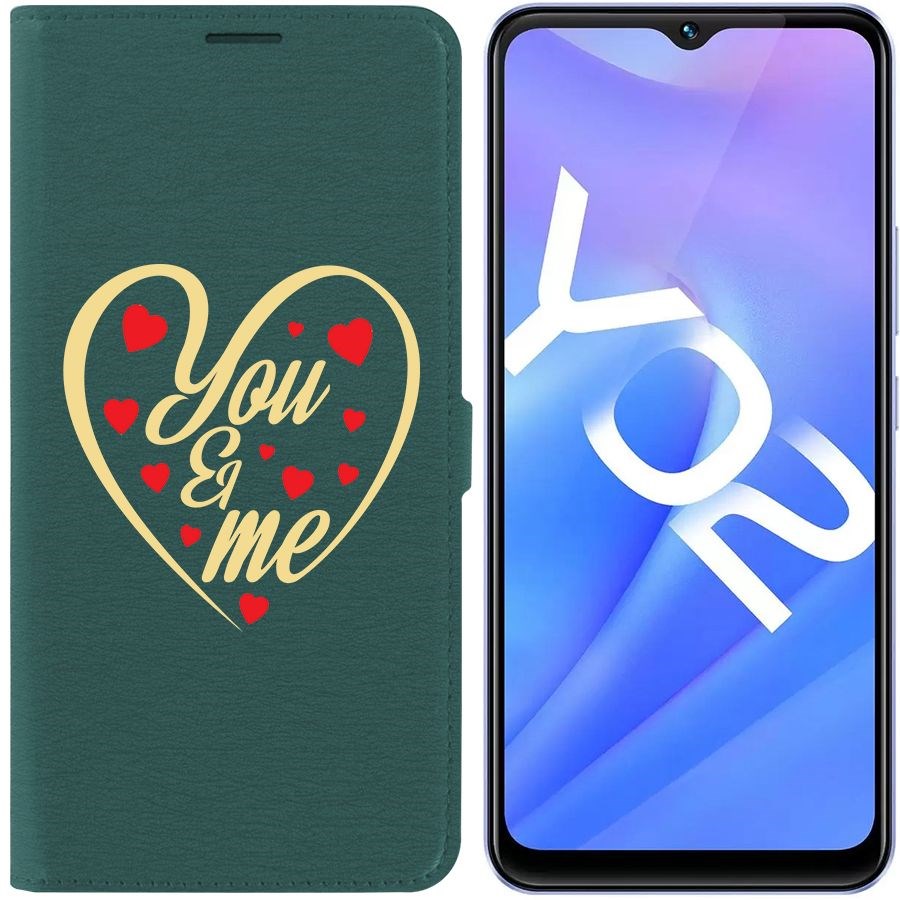 

Чехол-книжка Eco Book для Vivo Y02 Ты и Я