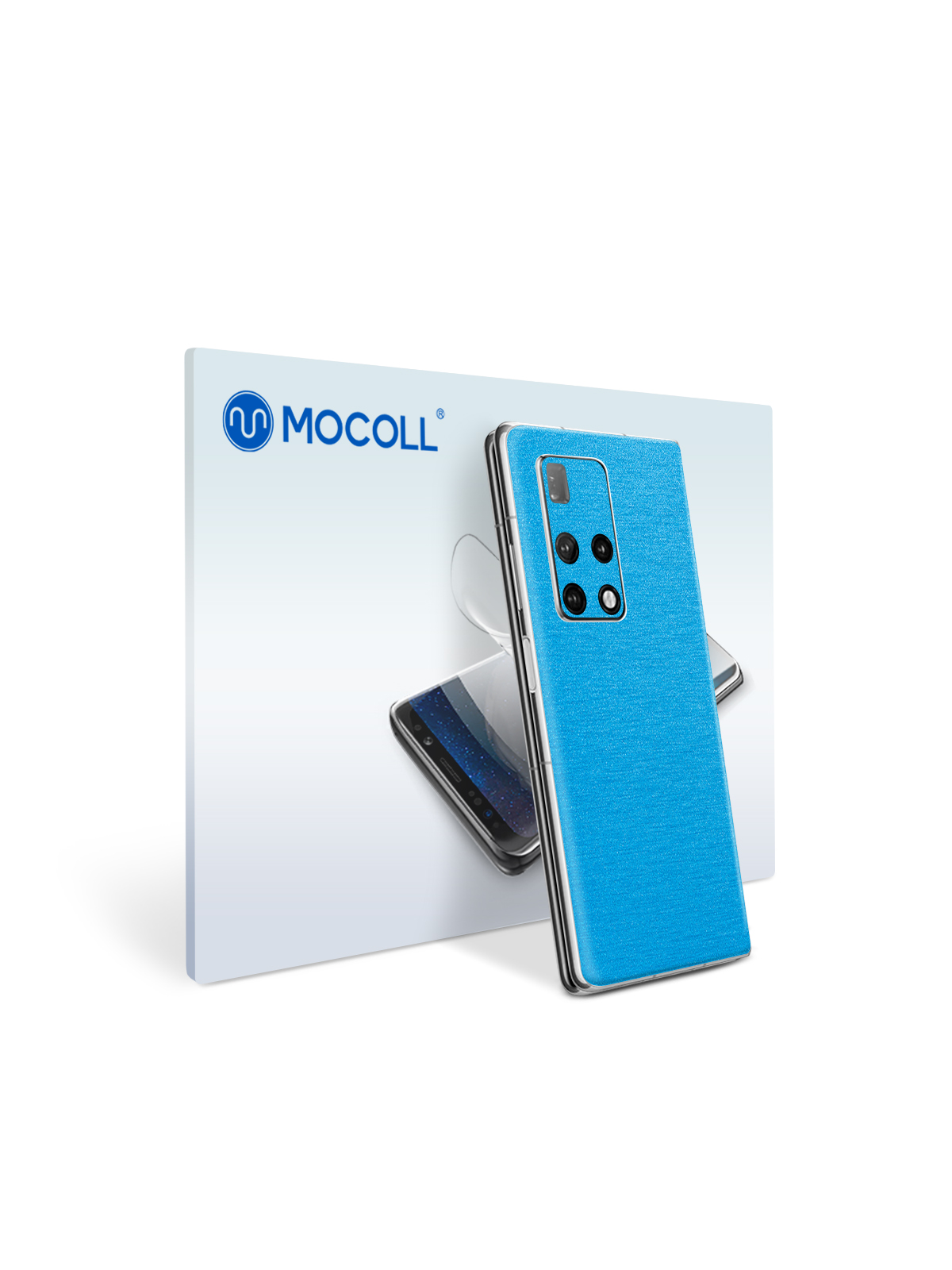 

Пленка защитная MOCOLL для задней панели Huawei Mate X2 Металлик Голубой, Mate X2