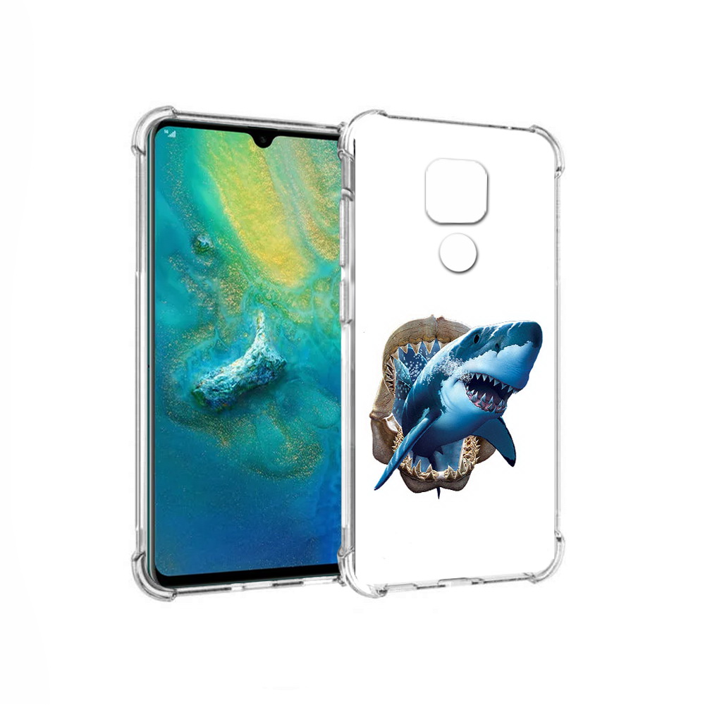 

Чехол MyPads Tocco для Huawei Mate 20x челюсти (PT124578.30.675), Прозрачный, Tocco