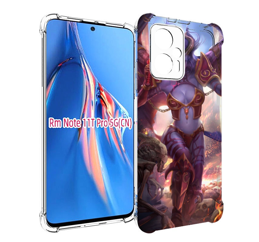 

Чехол MyPads queen of pain dota 2 для Xiaomi Redmi Note 11T Pro / 11T Pro Plus / Poco X..., Прозрачный, Tocco