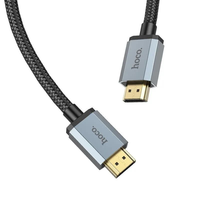 фото Кабель hoco us03 hdtv 2.1 hdmi - hdmi 4k высокоскоростной ultra hd, 3м черный