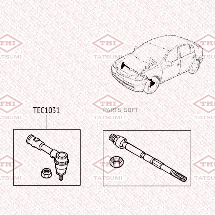 

Наконечник Рулевой Тяги L/R Tatsumi Tec1031