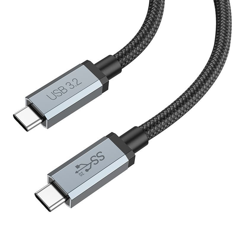 фото Кабель hoco us06 для зарядки и передачи данных type-c usb3.2 20gbps pd100w, 4k 60hz hd, 1м