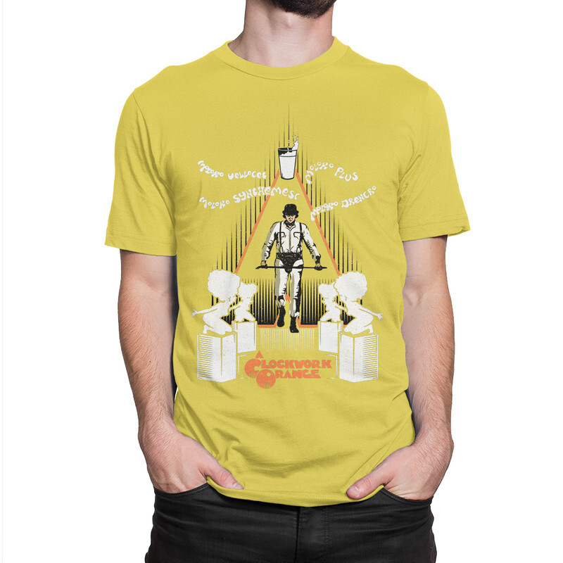 

Футболка мужская Dream Shirts Заводной Апельсин желтая XL, Желтый, Заводной Апельсин