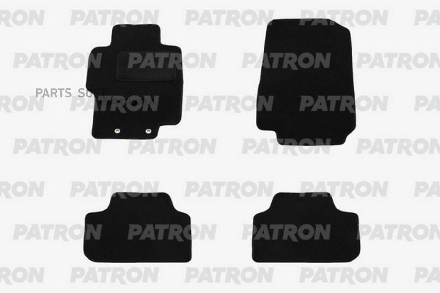 PATRON PCC-ACU002 к-кт автомобильных ковриков текстильных ACURA TSX II 2008-2014 1шт 100039918436