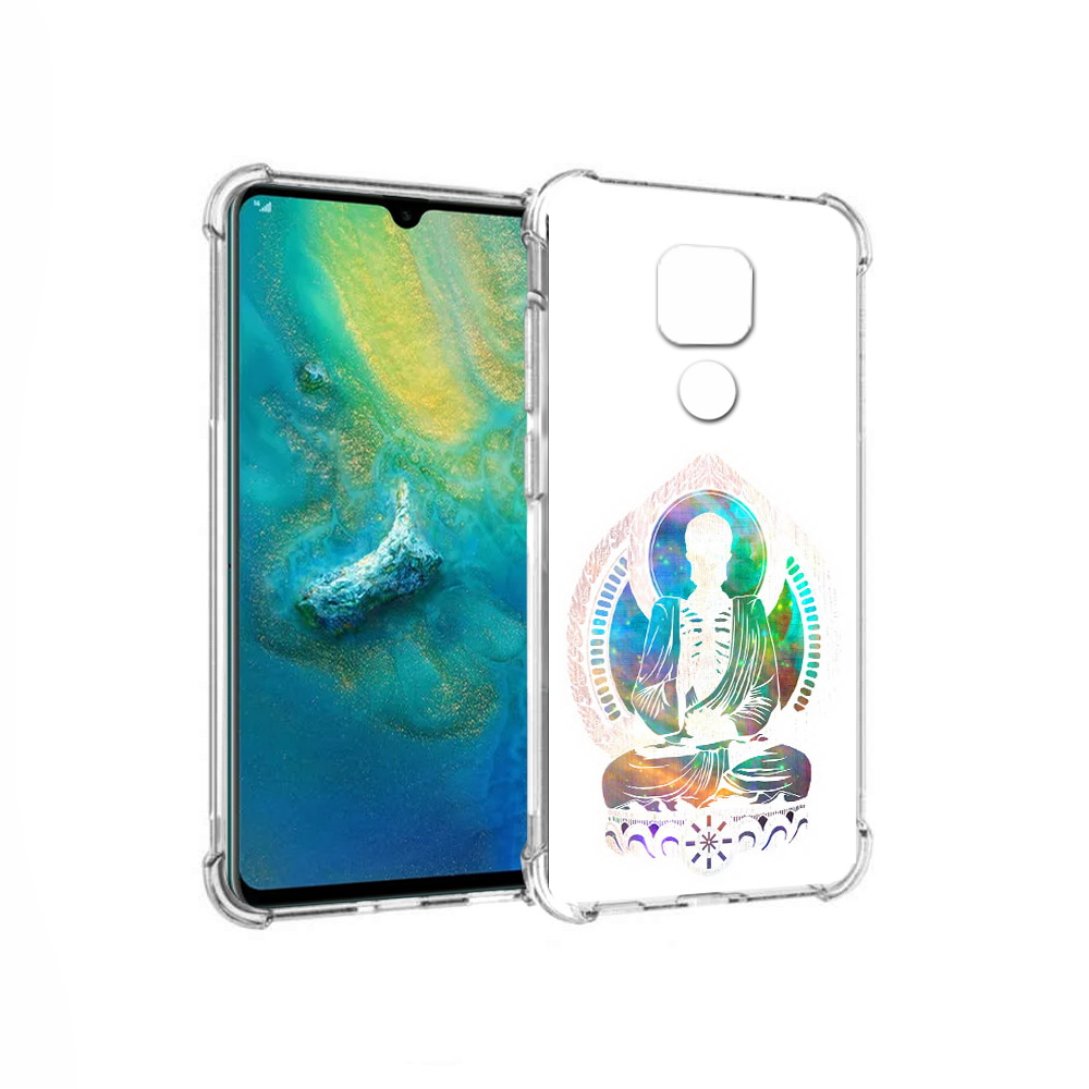 

Чехол MyPads Tocco для Huawei Mate 20x умный скелет (PT124578.30.653), Прозрачный, Tocco