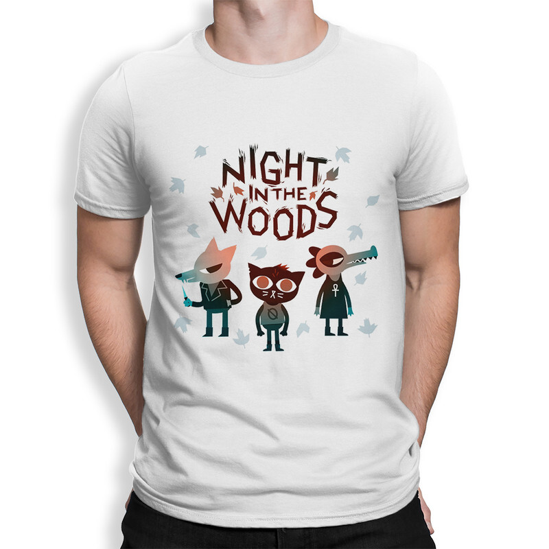 фото Футболка мужская dream shirts night in the woods 9898936222 белая xl