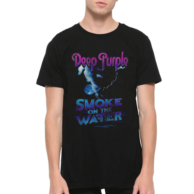 фото Футболка мужская dream shirts deep purple - smoke on the water 9898934222 черная l