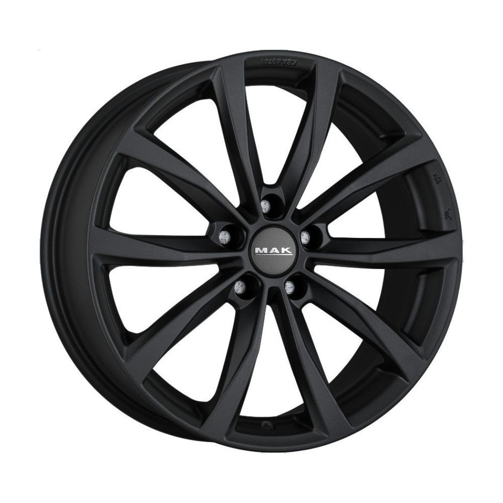 фото Колесный диск mak wolf 6,5/r16 5*100 et42 d57,1 gloss black f6560wfgb42pe2x