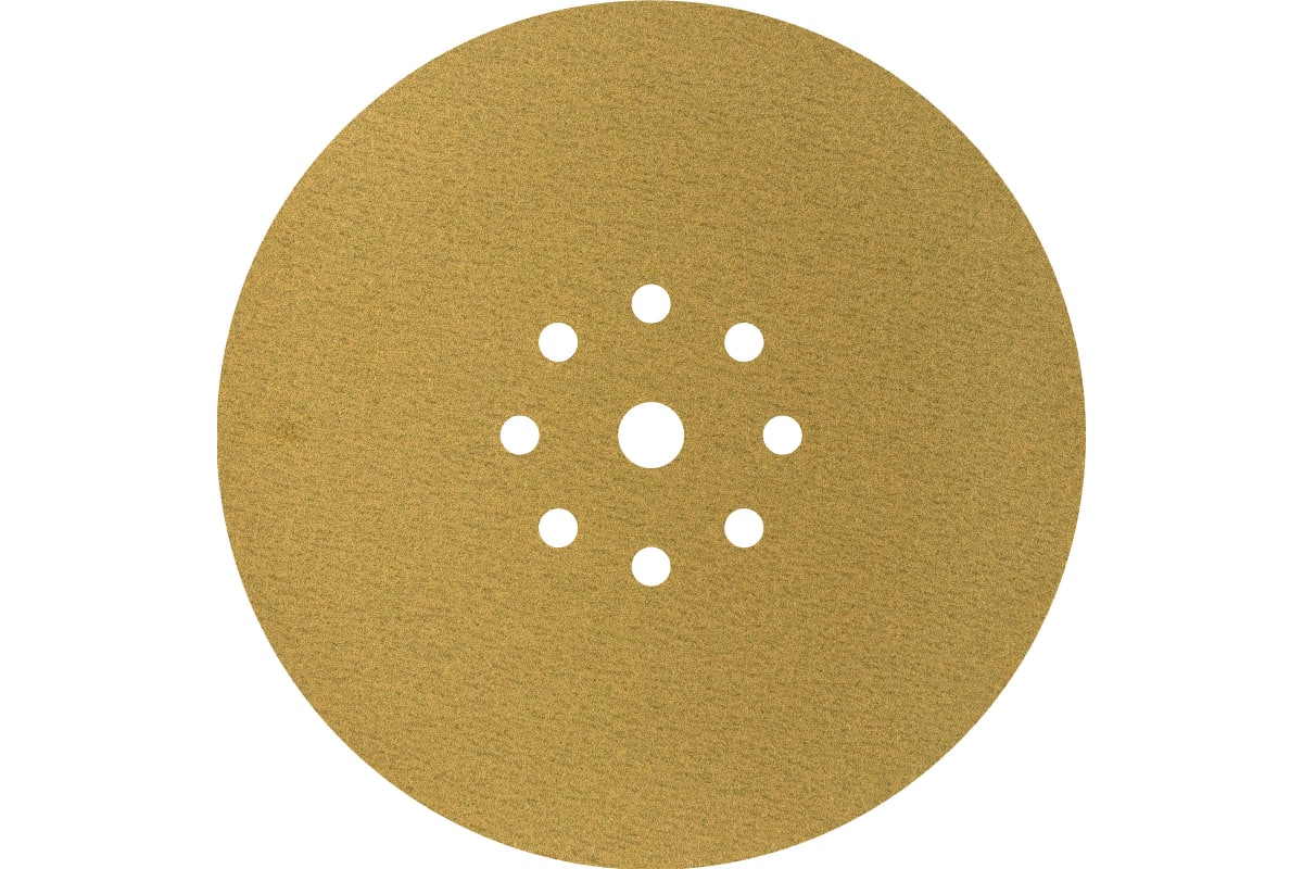 

Шлифовальный круг на липучке ABRAFORM Giraffe GOLD 225 мм, 9 отв., Р120 AF-GG-120