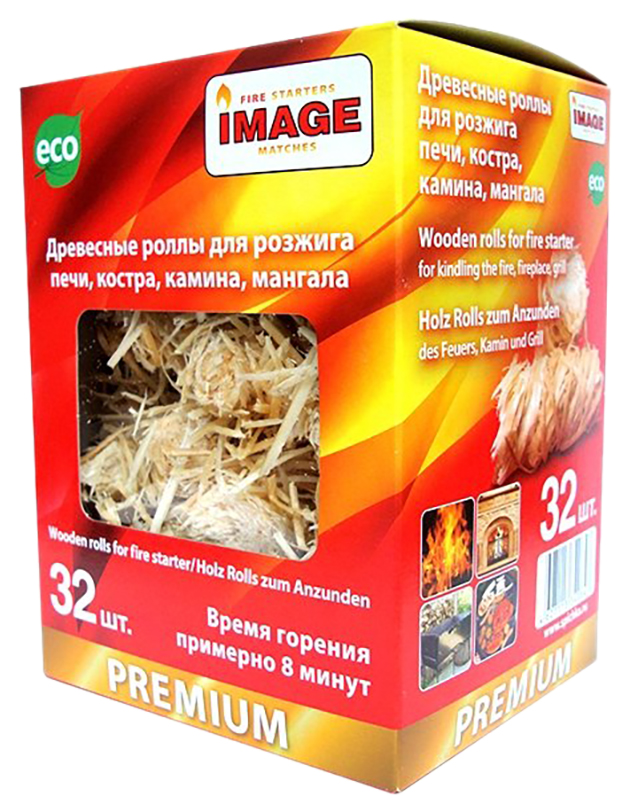 Роллы для розжига Image 32 шт 299₽