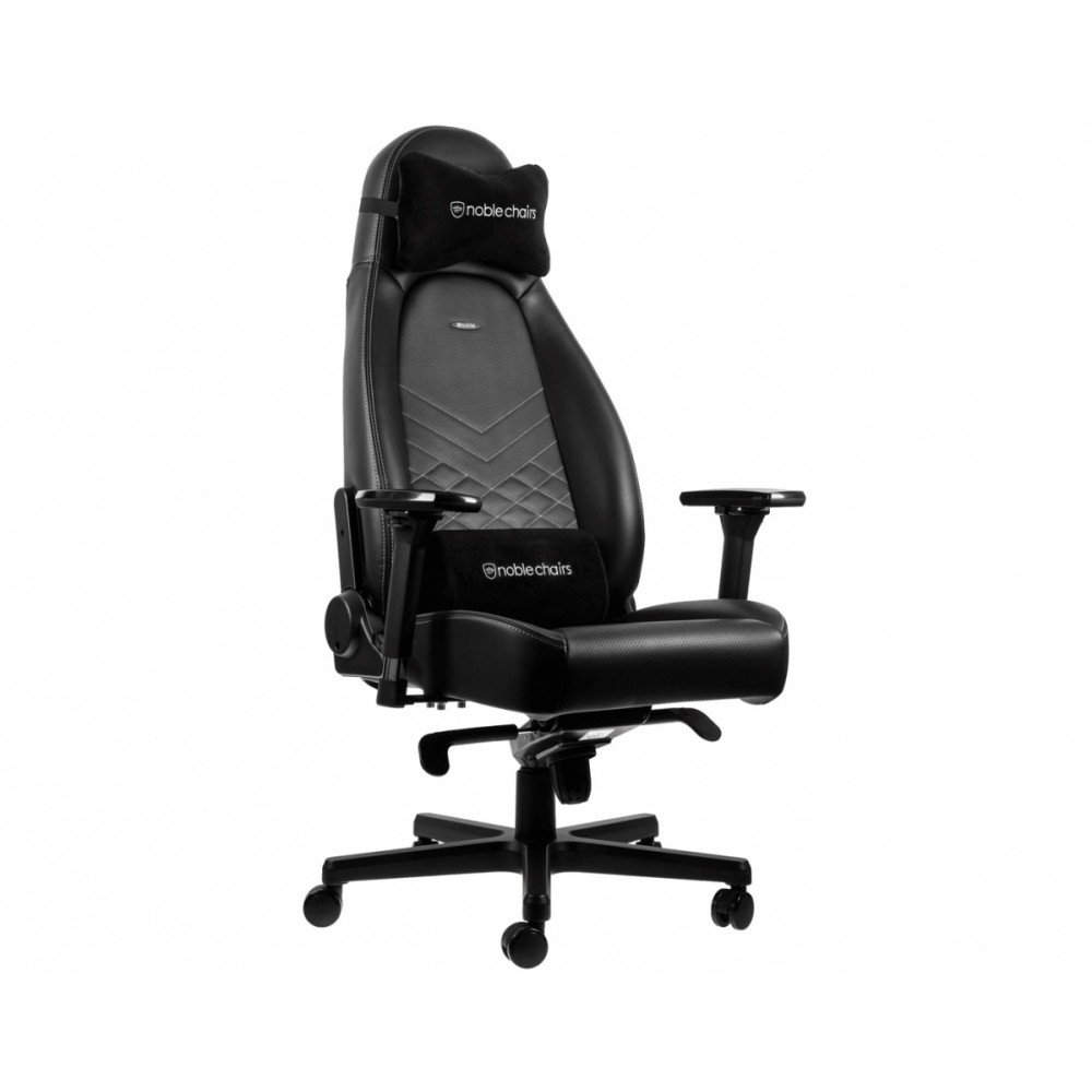 

Кресло для геймера Noblechairs ICON черно-белое, Белый;черный