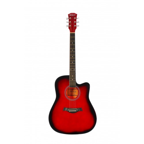 фото Акустическая гитара с анкером,матовая.красная.липа 41дюйм elitaro e4120 rds