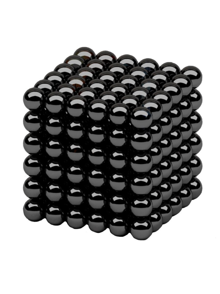 Игрушка-антистресс Парк Сервис Неокуб, магнитные шарики 5мм черный