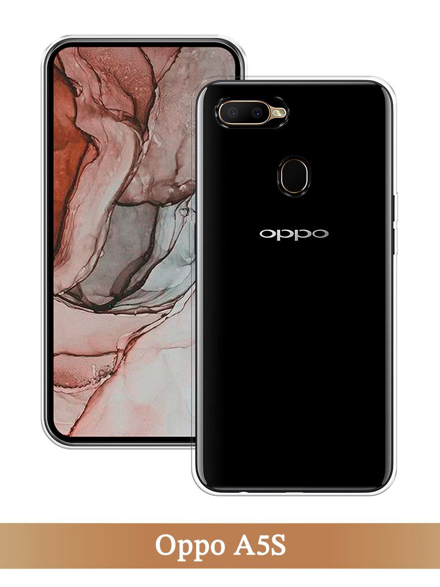 

Чехол на Oppo A5S прозрачный, 252350-1