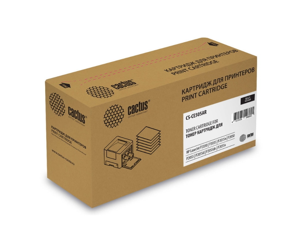 

Картридж CACTUS CS-CE505AR, черный / CS-CE505AR