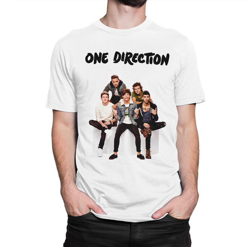 

Футболка мужская Dream Shirts One Direction 9898928222 белая XL, One Direction 9898928222