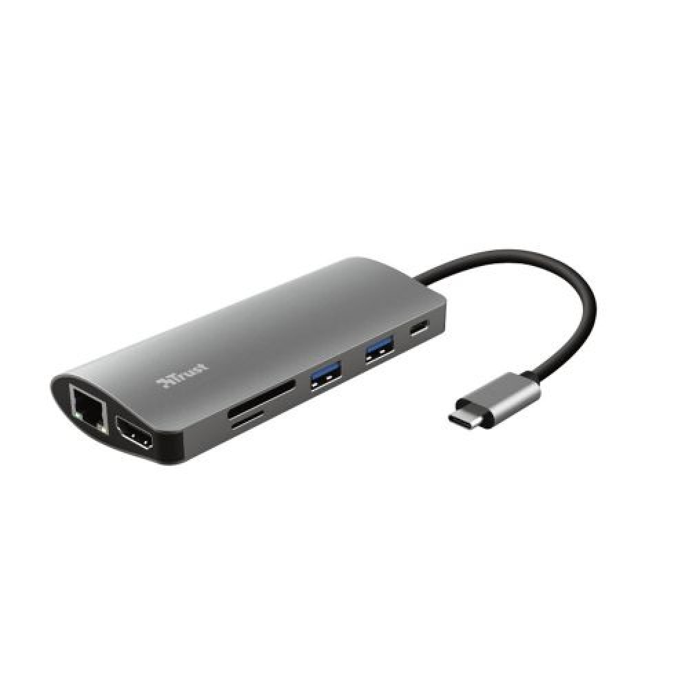 Адаптер 23775 Trust Dalyx 7-в-1 Multiport USB-C