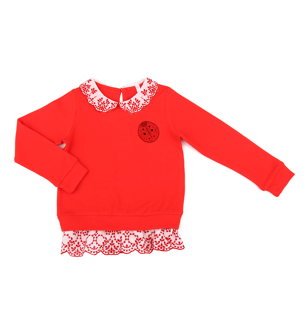 

Джемпер Leader Kids Божьи коровки красный р.110, GL000639725