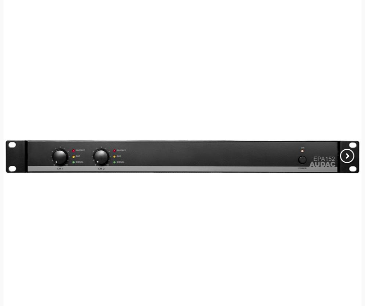 

Усилитель мощности Audac EPA152 Black, EPA152