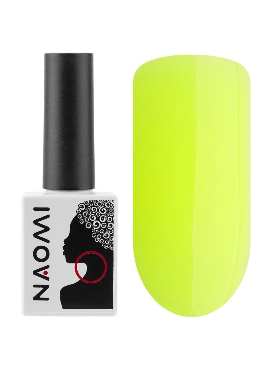

База каучуковая для гель-лака, 10мл, Naomi, 55541, 21 Neon Yellow, IR-4680379263600