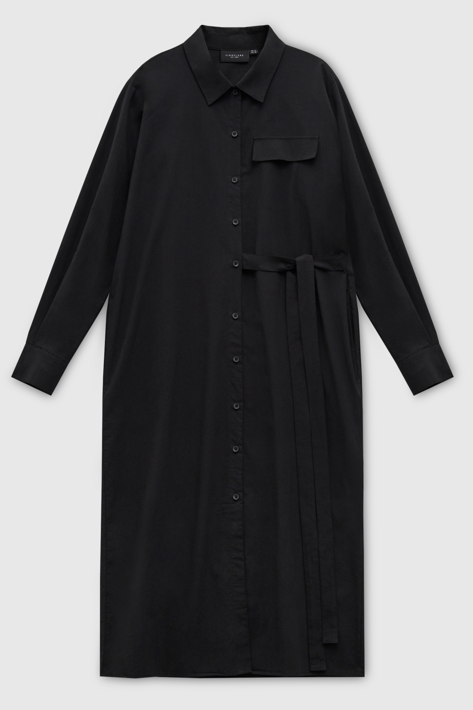 Платье женское Finn Flare FAD110165 черное M