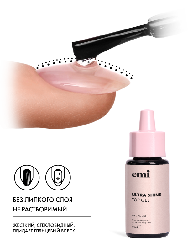 

Топ EMiLac Ultra Shine Top Gel 30 мл