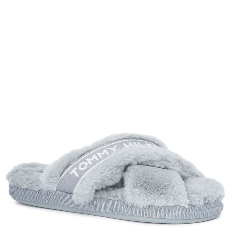 

Женские тапочки TOMMY HILFIGER TOMMY FURRY HOME SLIPPER цв. светло-серый 39-40 EU, FW0FW06314