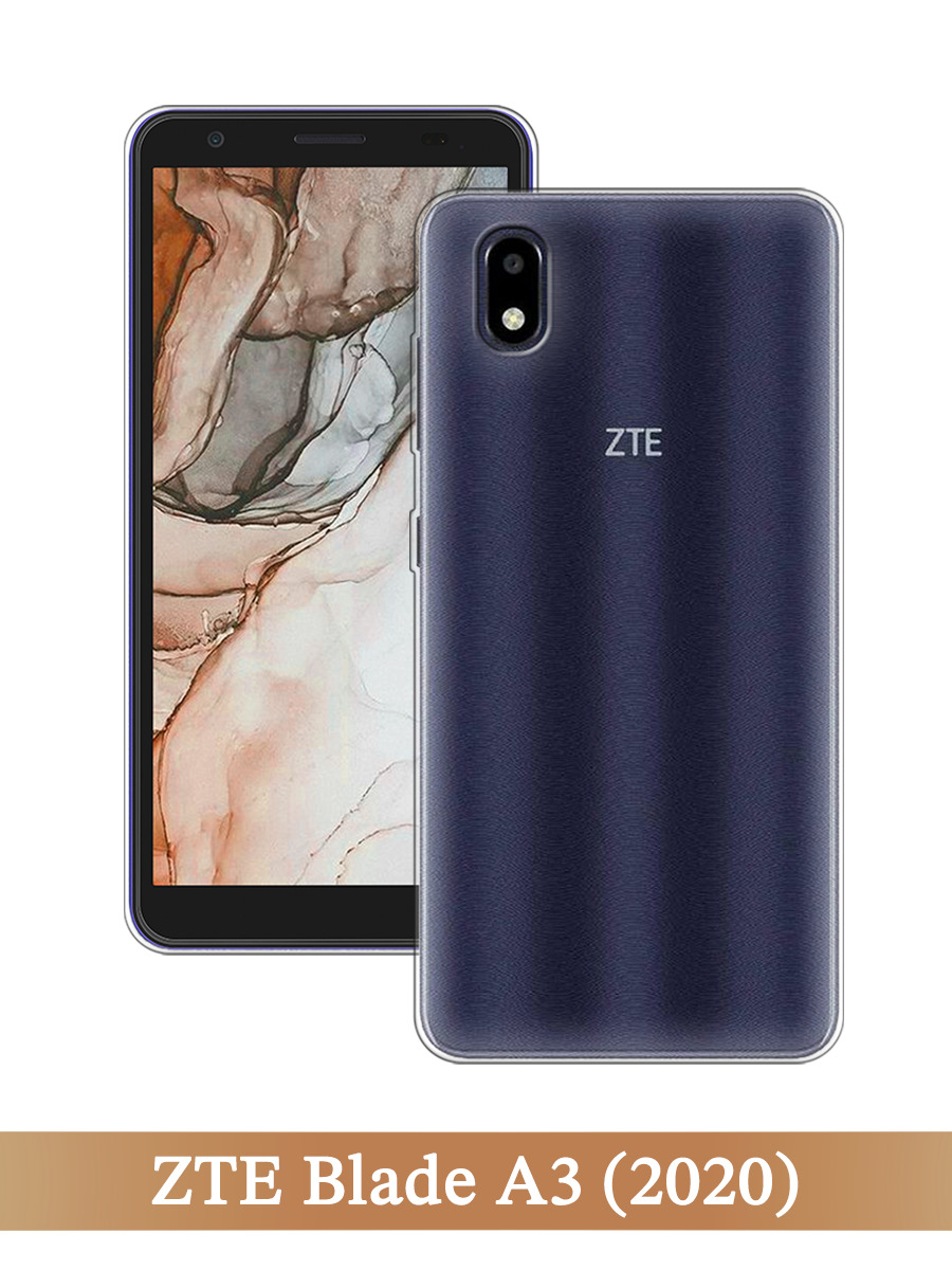 

Чехол на ZTE Blade A3 (2020) прозрачный, 133650-1