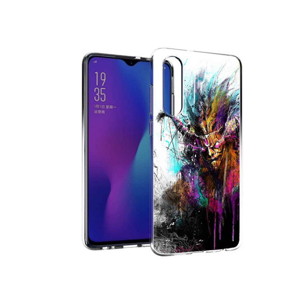 

Чехол MyPads Tocco для Huawei P30 яркий дьявол, Прозрачный, Tocco