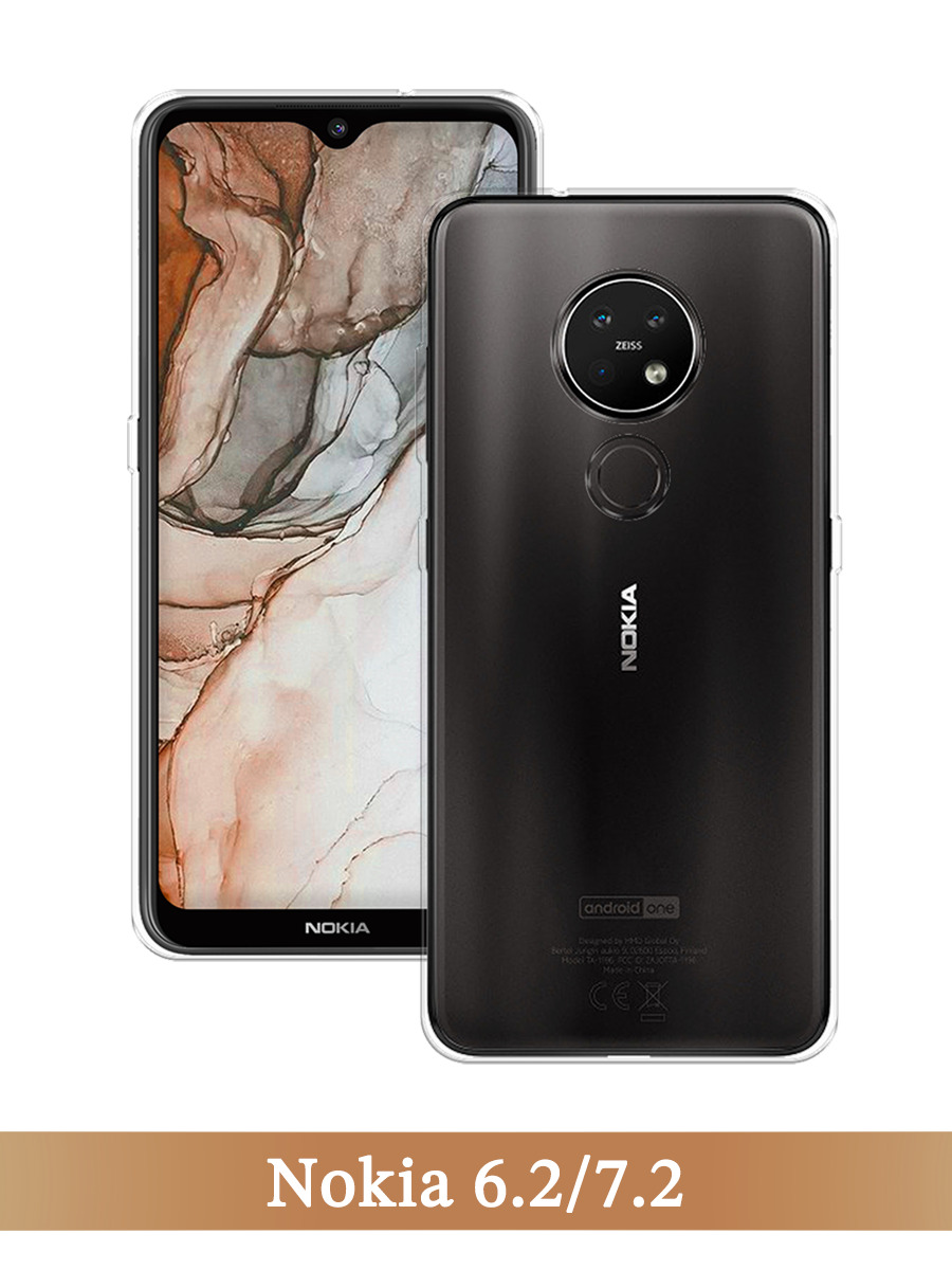 

Чехол на Nokia 6.2/7.2 прозрачный, 123050-1