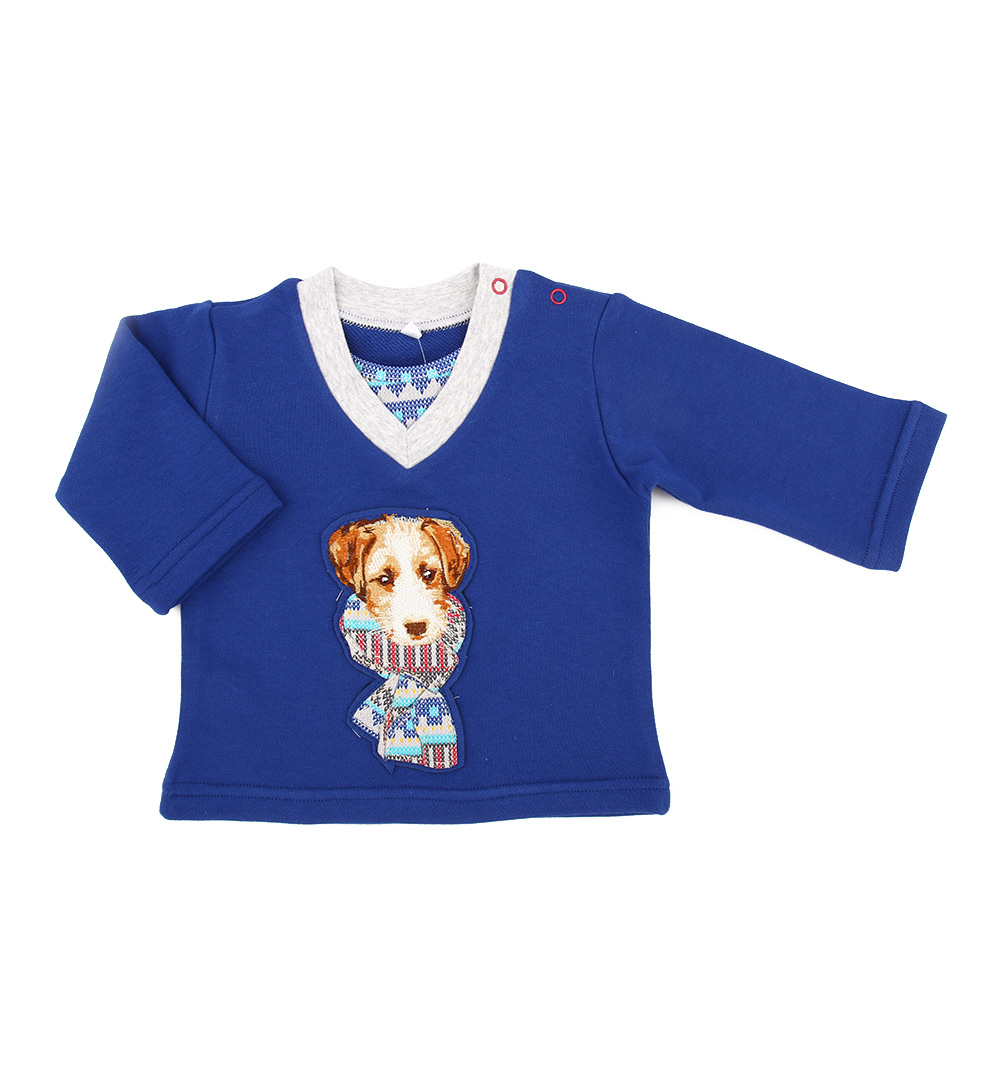 

Джемпер Leader Kids Теплая зима синий р.80, GL000437532