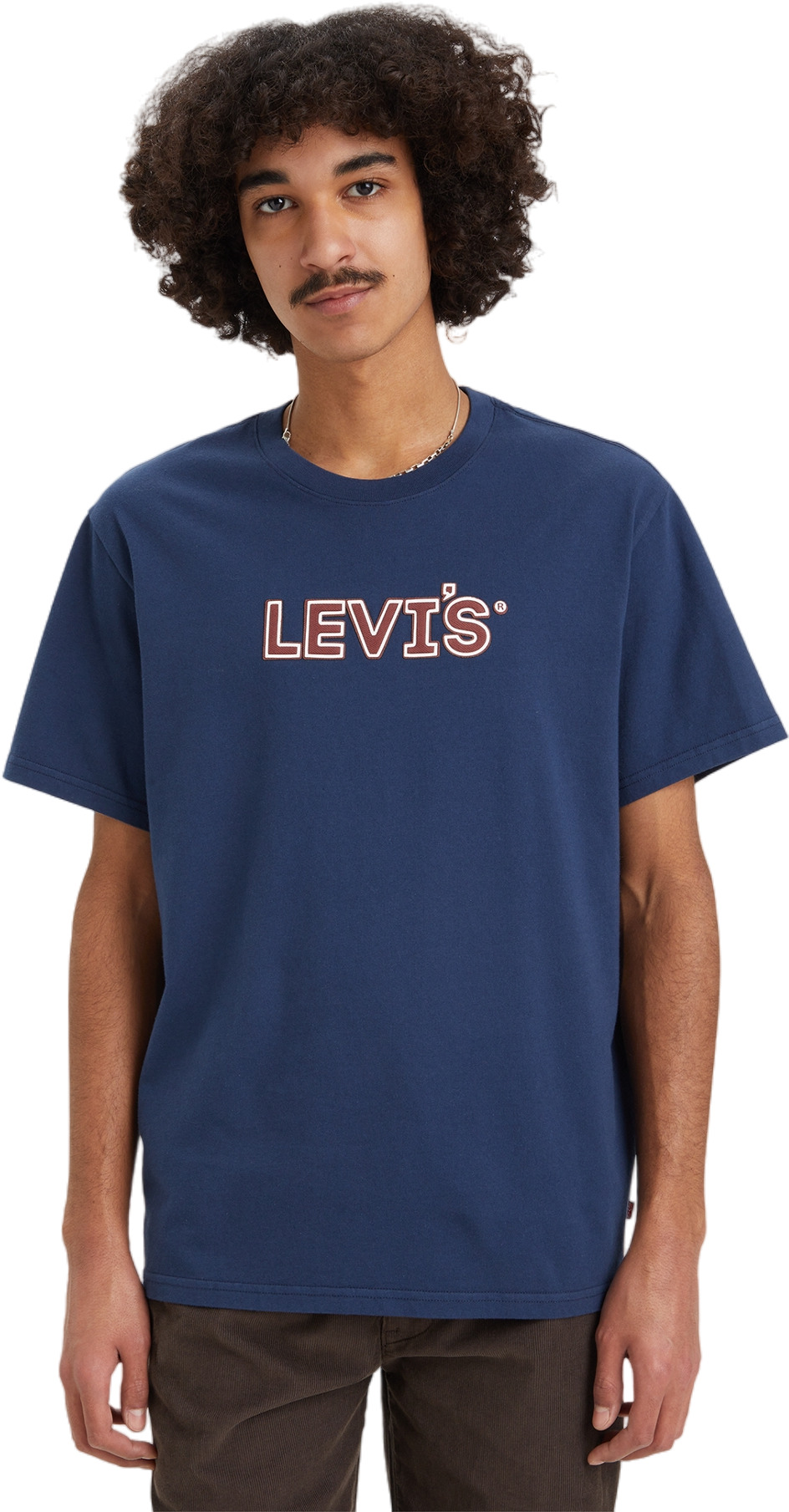 

Футболка Levi's для мужчин, синяя, размер S, 16143-1489, Синий, 16143