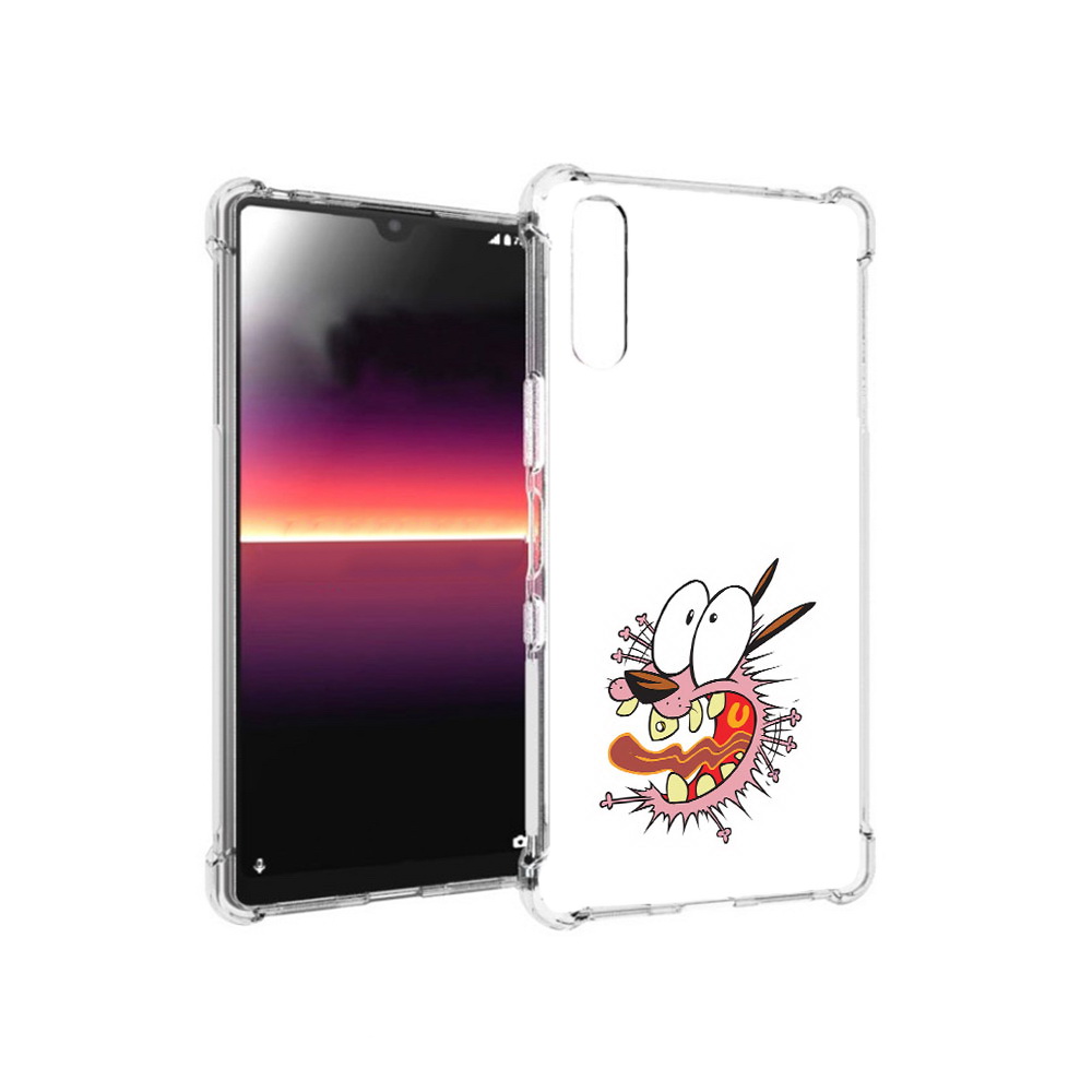 

Чехол MyPads Tocco для Sony Xperia L4 испуганный бобик (PT227010.235.381), Прозрачный, Tocco