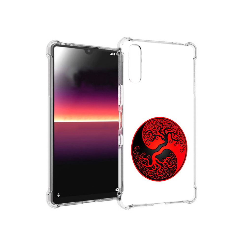 

Чехол MyPads Tocco для Sony Xperia L4 инь янь дерево (PT227010.235.379), Прозрачный, Tocco