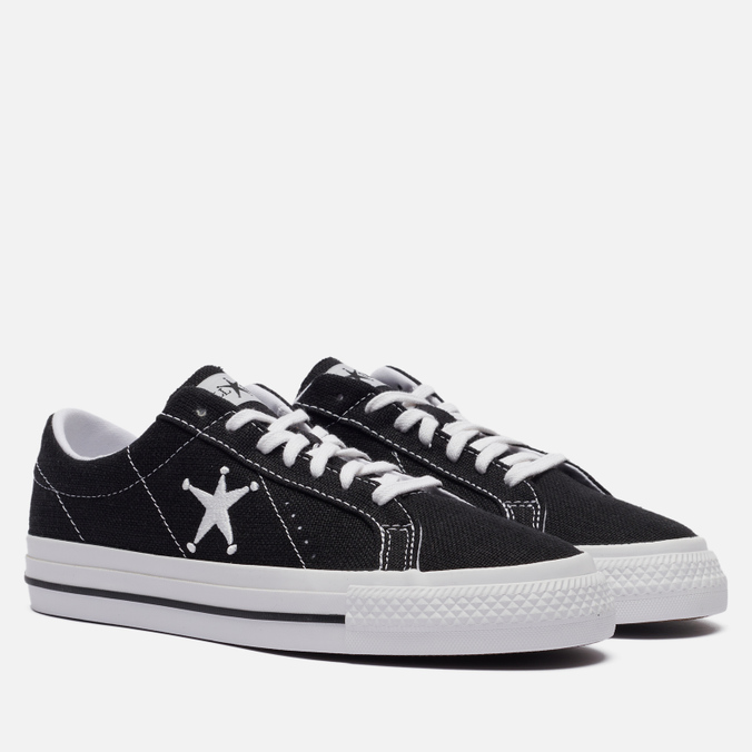 

Кеды унисекс Converse x Stussy One Star OX черные 38 EU, x Stussy One Star OX