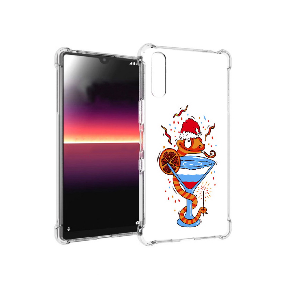 

Чехол MyPads Tocco для Sony Xperia L4 змейка (PT227010.235.364), Прозрачный, Tocco