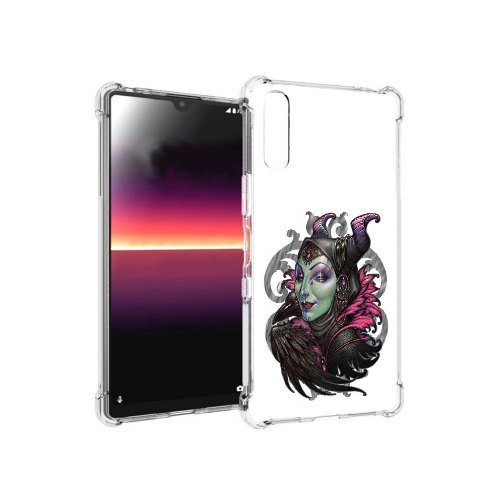 

Чехол MyPads Tocco для Sony Xperia L4 зеленая девушка с вороном (PT227010.235.357), Прозрачный, Tocco