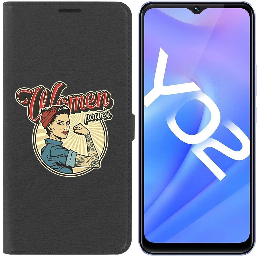 

Чехол-книжка Eco Book для Vivo Y02 Women Power