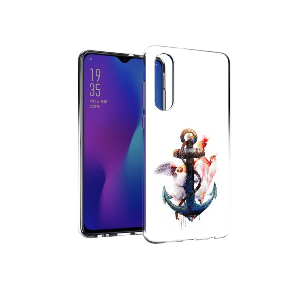 

Чехол MyPads Tocco для Huawei P30 якорь с птицами, Прозрачный, Tocco