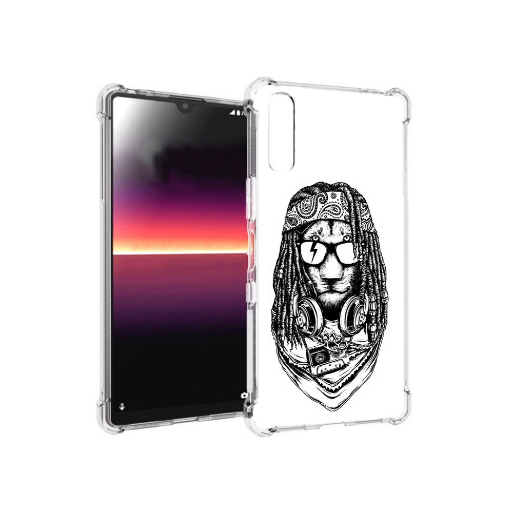 

Чехол MyPads Tocco для Sony Xperia L4 дреды льва (PT227010.235.338), Прозрачный, Tocco