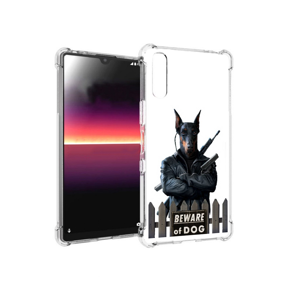 

Чехол MyPads Tocco для Sony Xperia L4 доберман (PT227010.235.332), Прозрачный, Tocco