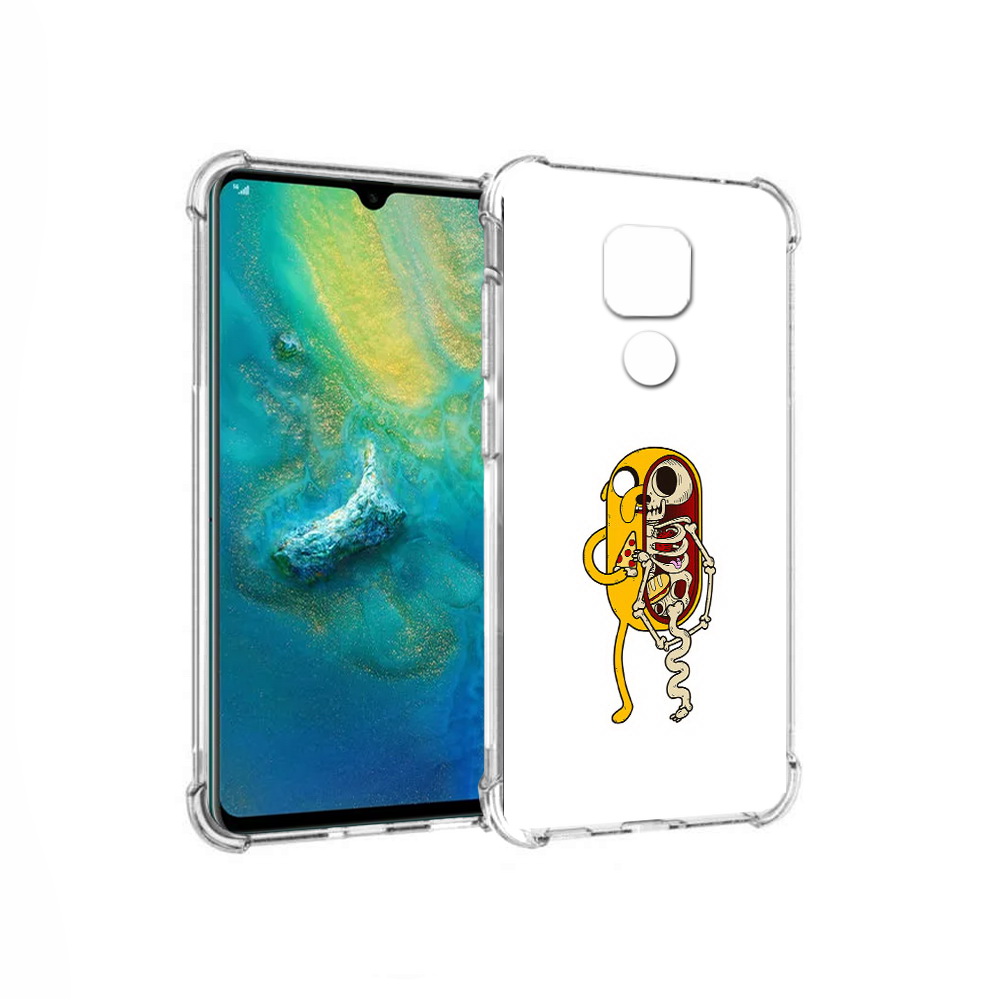 

Чехол MyPads Tocco для Huawei Mate 20x Джейк скелет (PT124578.30.64), Прозрачный, Tocco