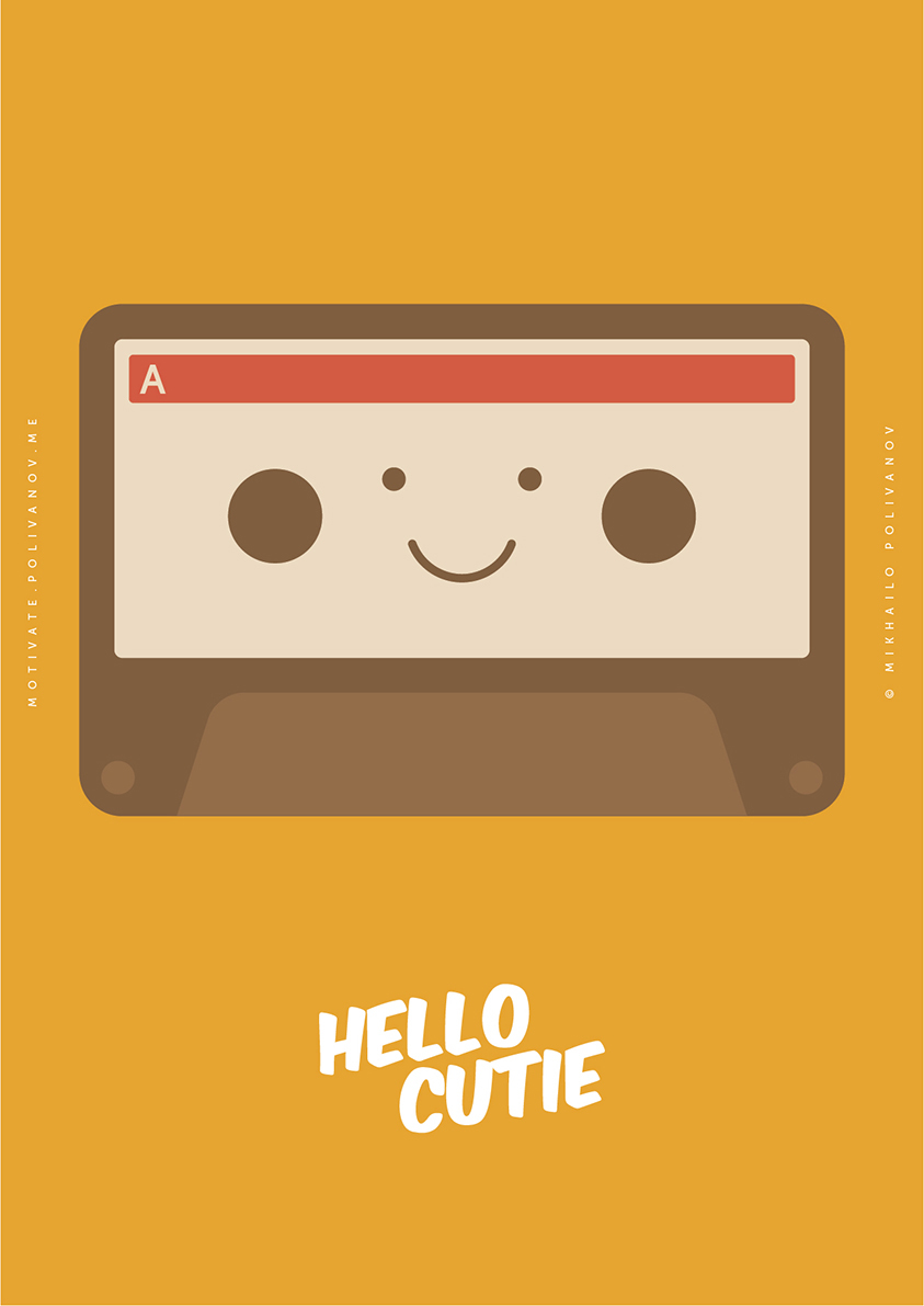 Большой постер на стену "Hello Cutie Cassettee" 50х70 см без рамы, MMHELLOCUTCASSETTEE
Большой постер на стену "Hello Cutie Cassettee" 50х70 см без рамы, MMHELLOCUTCASSETTEE