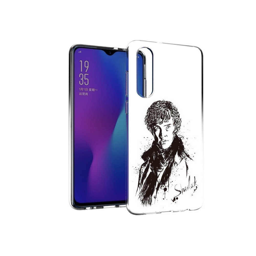 

Чехол MyPads Tocco для Huawei P30 шерлок холмс портрет, Прозрачный, Tocco