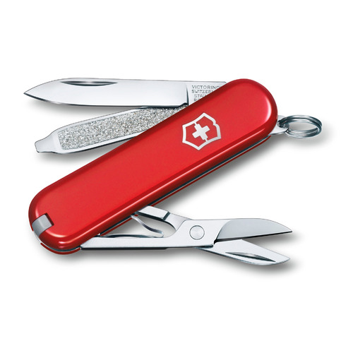

Складной нож Victorinox Classic, функций: 7, 58мм, красный , без упаковки [0.6223.r]