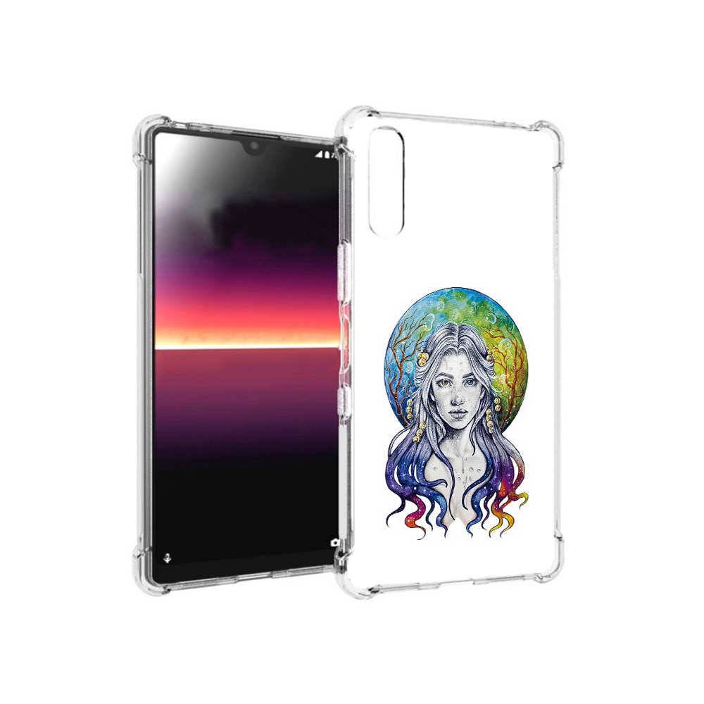 

Чехол MyPads Tocco для Sony Xperia L4 девушка с красивыми волосами (PT227010.235.313), Прозрачный, Tocco
