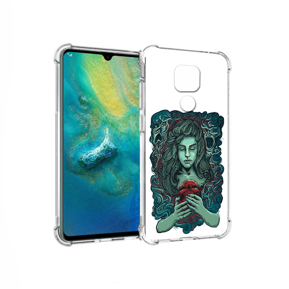 

Чехол MyPads Tocco для Huawei Mate 20x спящая девушка (PT124578.30.619), Прозрачный, Tocco