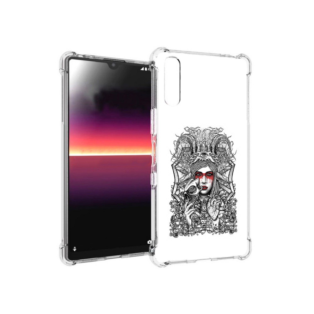 

Чехол MyPads Tocco для Sony Xperia L4 грусная девушка (PT227010.235.302), Прозрачный, Tocco