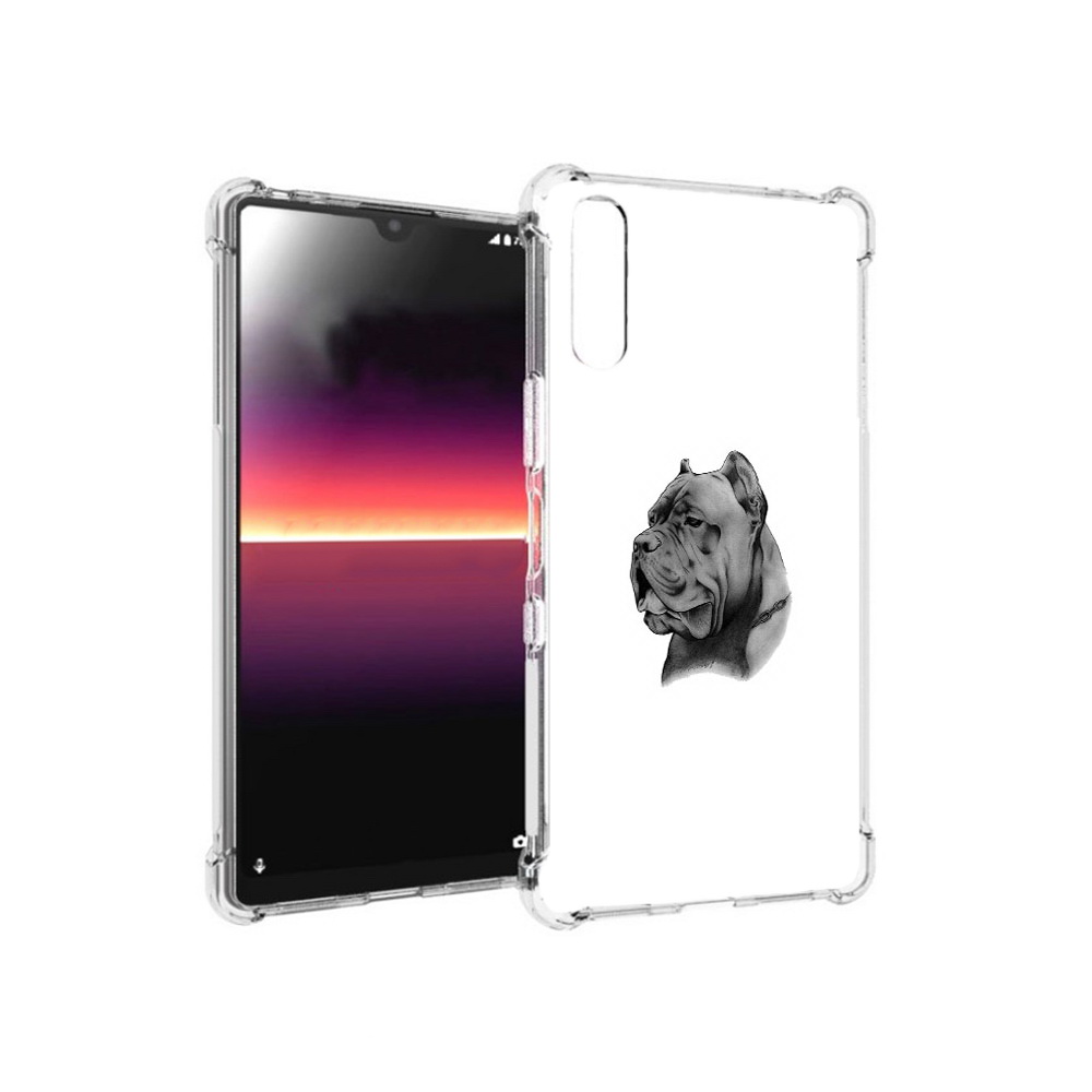 

Чехол MyPads Tocco для Sony Xperia L4 грозный бульдог (PT227010.235.300), Прозрачный, Tocco